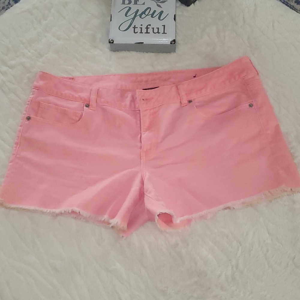 AE Neon pink shorts